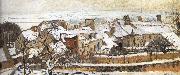 Camille Pissarro Winter oil painting artist